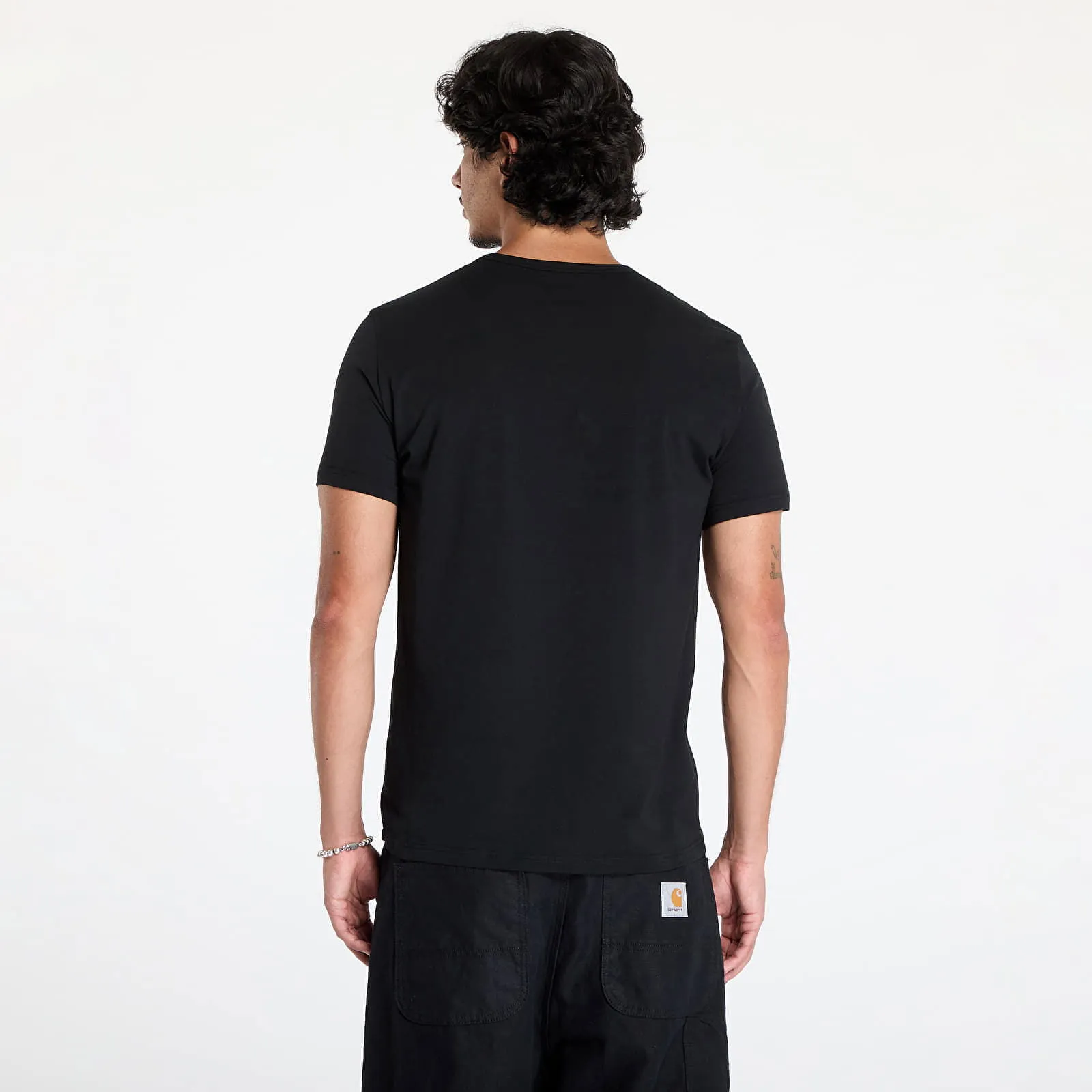 EMPORIO ARMANI TSHIRT EA7 MEN'S KNIT 2PACK T NERO/ NERO L