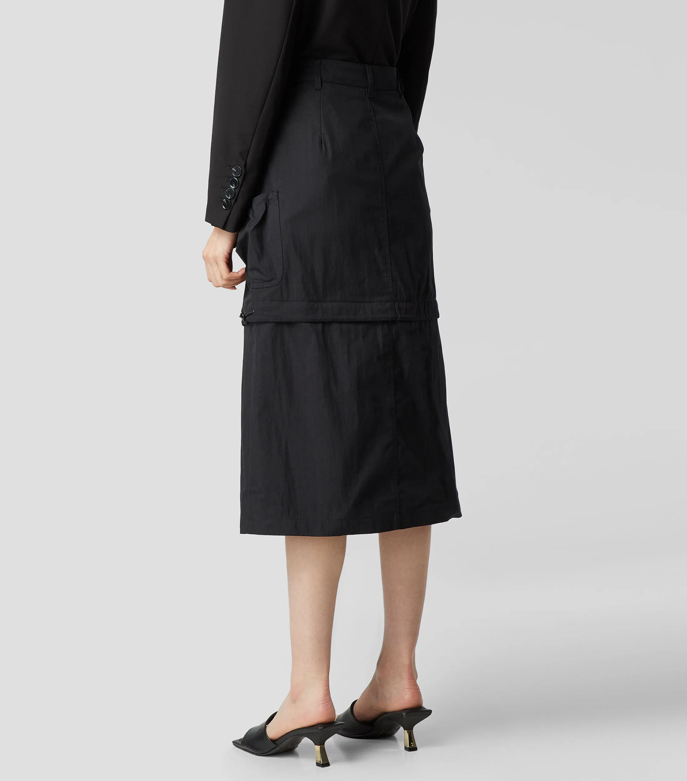 Epsilon Falda Midi de Corte "A" Mujer
