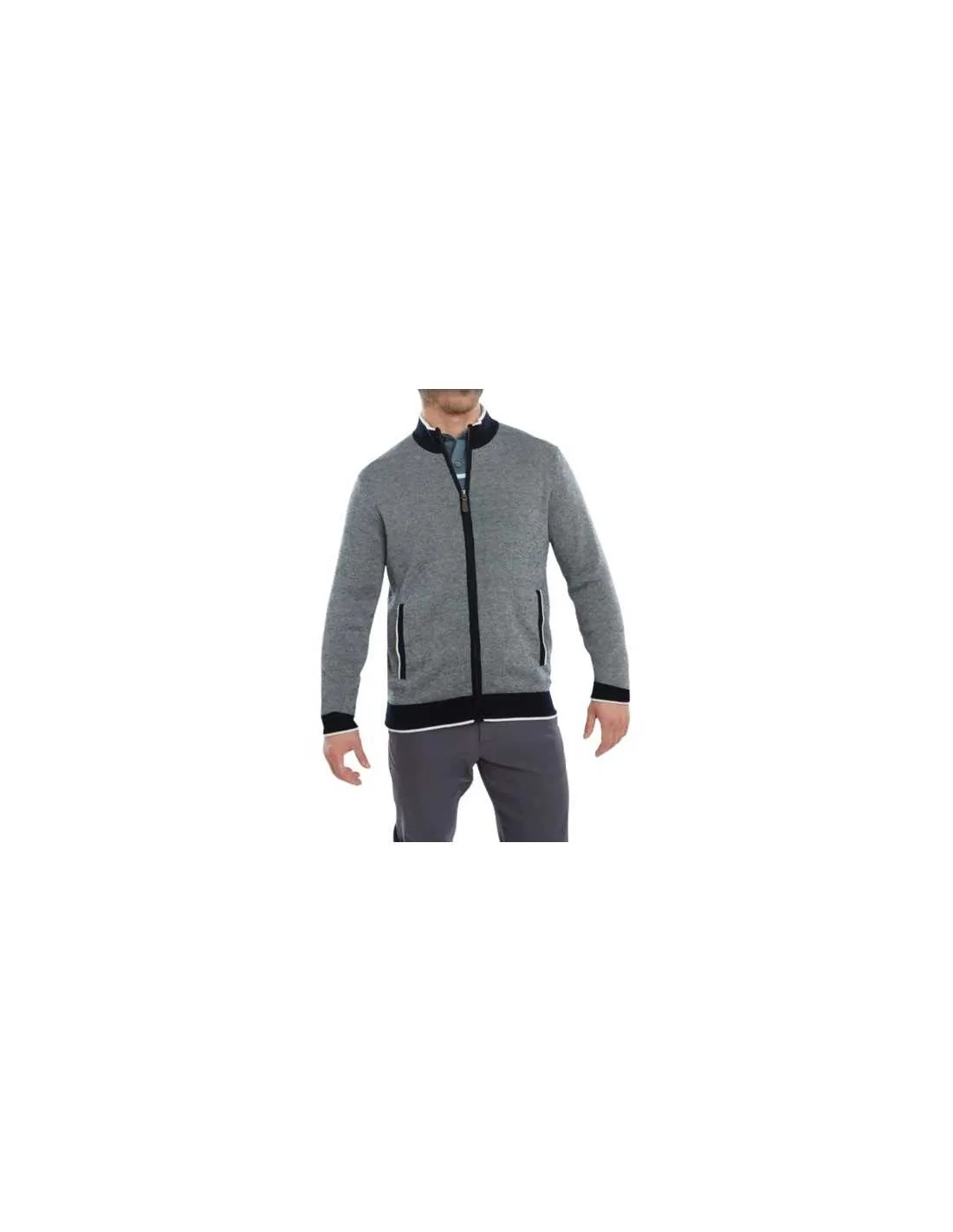 EU FULLZIP LINED PULLOVER NAVY  JERSEY HOMBRE