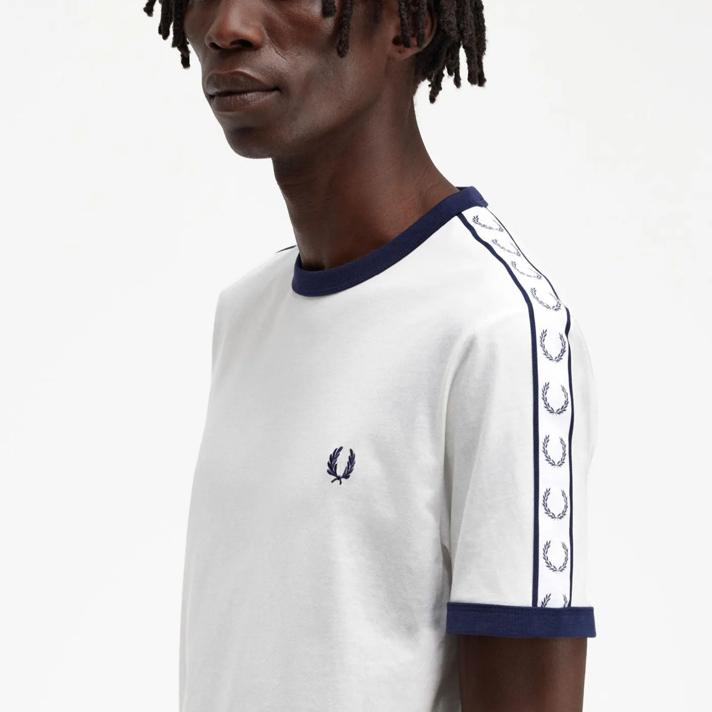 FRED PERRY TSHIRT 129 SNOW WHITE