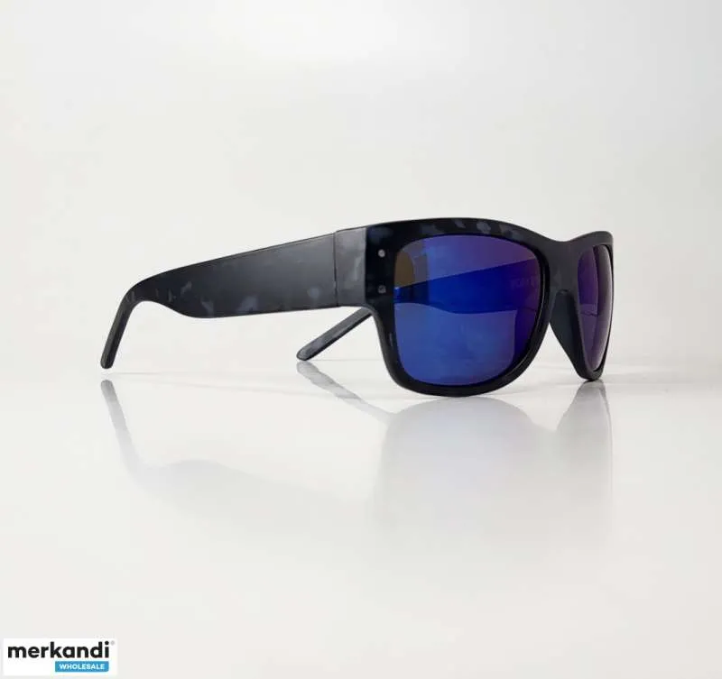 Gafas de sol TopTen negras con montura transparente con estampado de camuflaje SG14010UGR