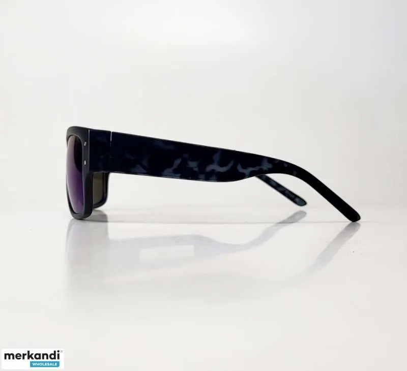 Gafas de sol TopTen negras con montura transparente con estampado de camuflaje SG14010UGR