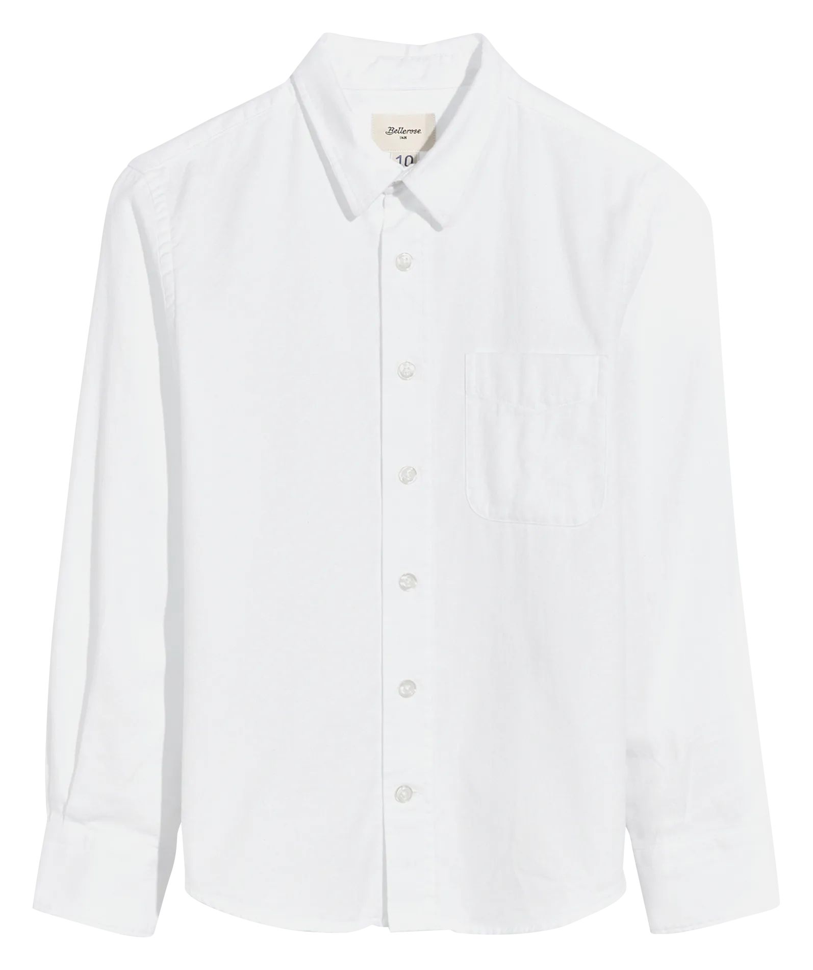 GANIX  CAMISA DE ALGODóN CON CUELLO CLáSICO EN BLANCO