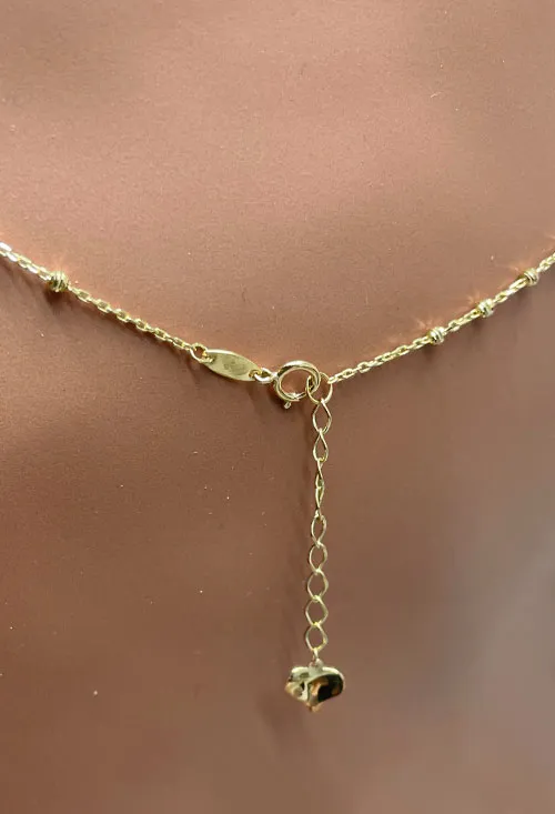 Gargantilla oro amarillo 18 ktes bolas lapidadas 289_01531205CO