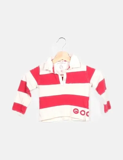 Gocco Polo bicolor estampado rayas