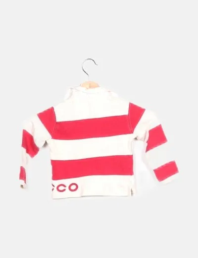 Gocco Polo bicolor estampado rayas