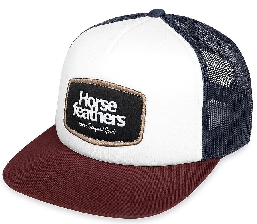 GORRA CON VISERA HORSEFEATHERS SCANNY TRUCKER  WHITE  MEN´S