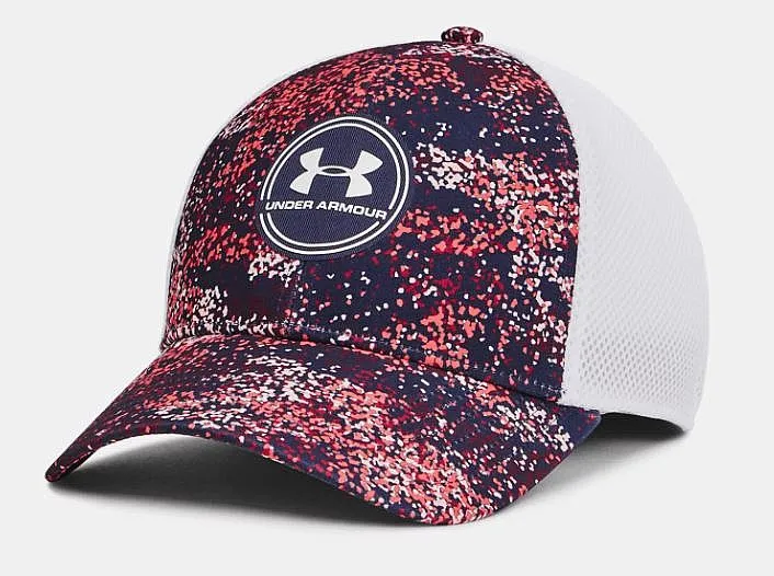 GORRA CON VISERA UNDER ARMOUR ISOCHILL DRIVER MESH  MIDNIGHT NAVY/WHITE  MEN´S