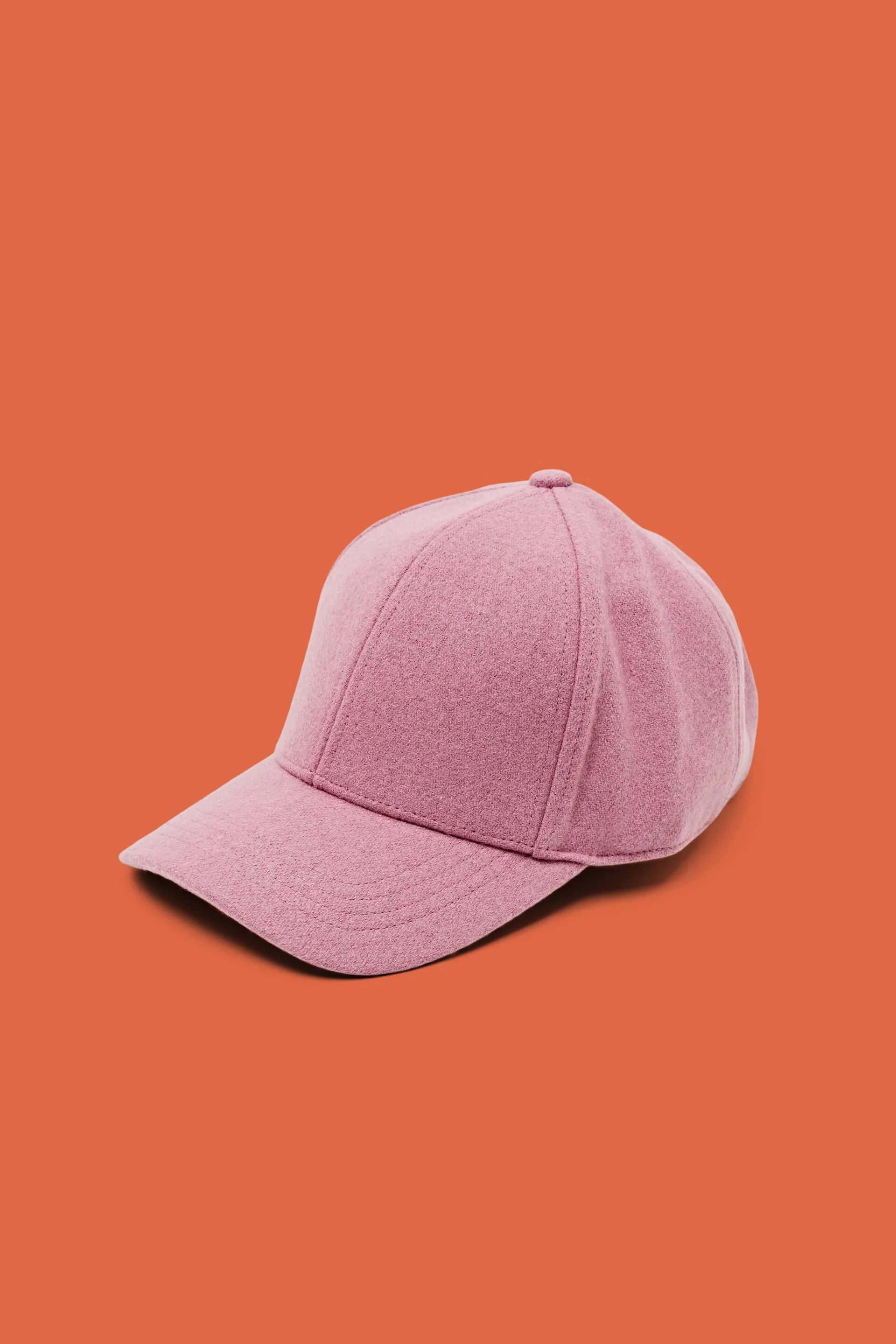 Gorra de béisbol de fieltro de mezcla de lana