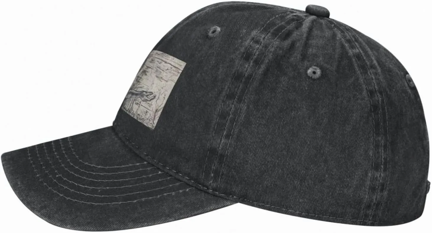 Gorra de béisbol para hombre hecha de algodón puro Gárgola hombre inktober día 1 estampados y productos Gorra de béisbol sombrer