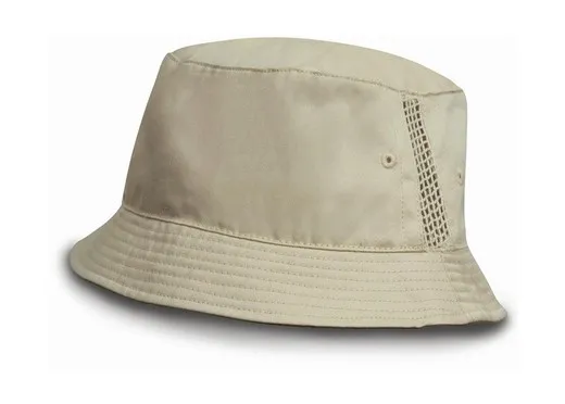 Gorro Bucket con paneles de rejilla