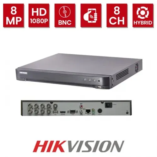 GRABADOR HIKVISION DS7208HTHIK2 (S) HDTVI 8CH 8MP