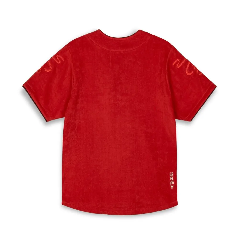 grimey camiseta lucky dragon terry towerlling baseball red