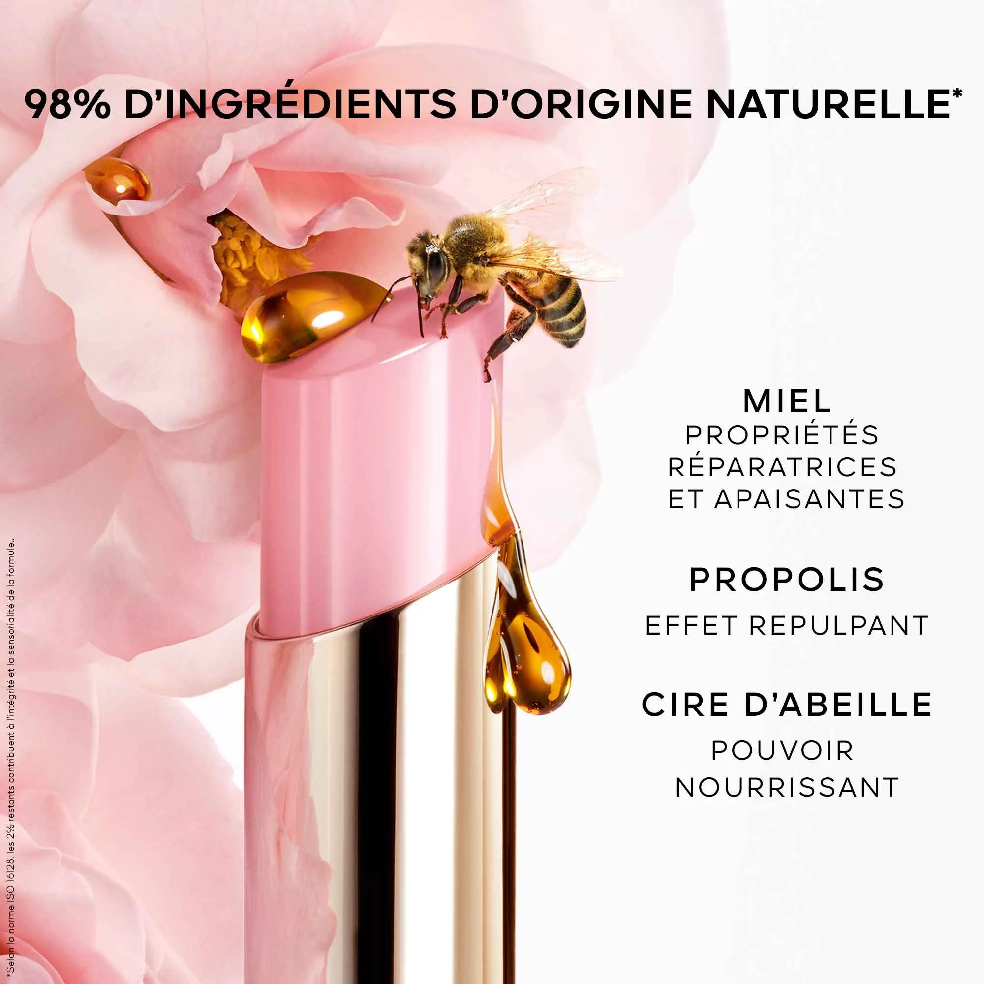 GUERLAIN KISSKISS BEE GLOW BáLSAMO CON COLOR INFUSIONADO MIEL 98 ORIGEN NATURAL EN   129 BLOSSOM KISS