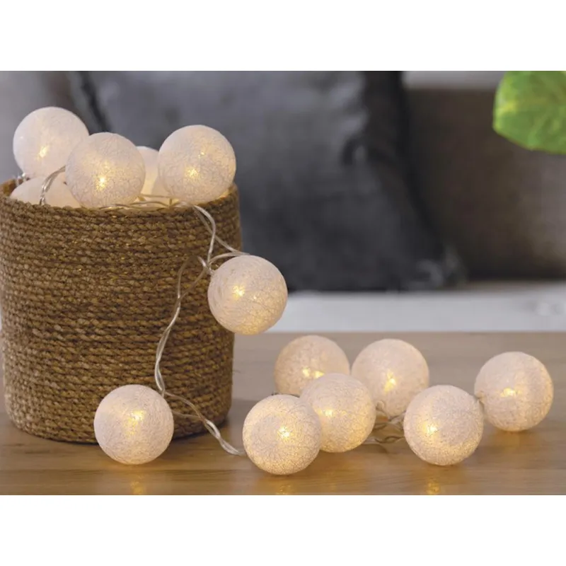 Guirnalda Led 20 Bolas Blanc