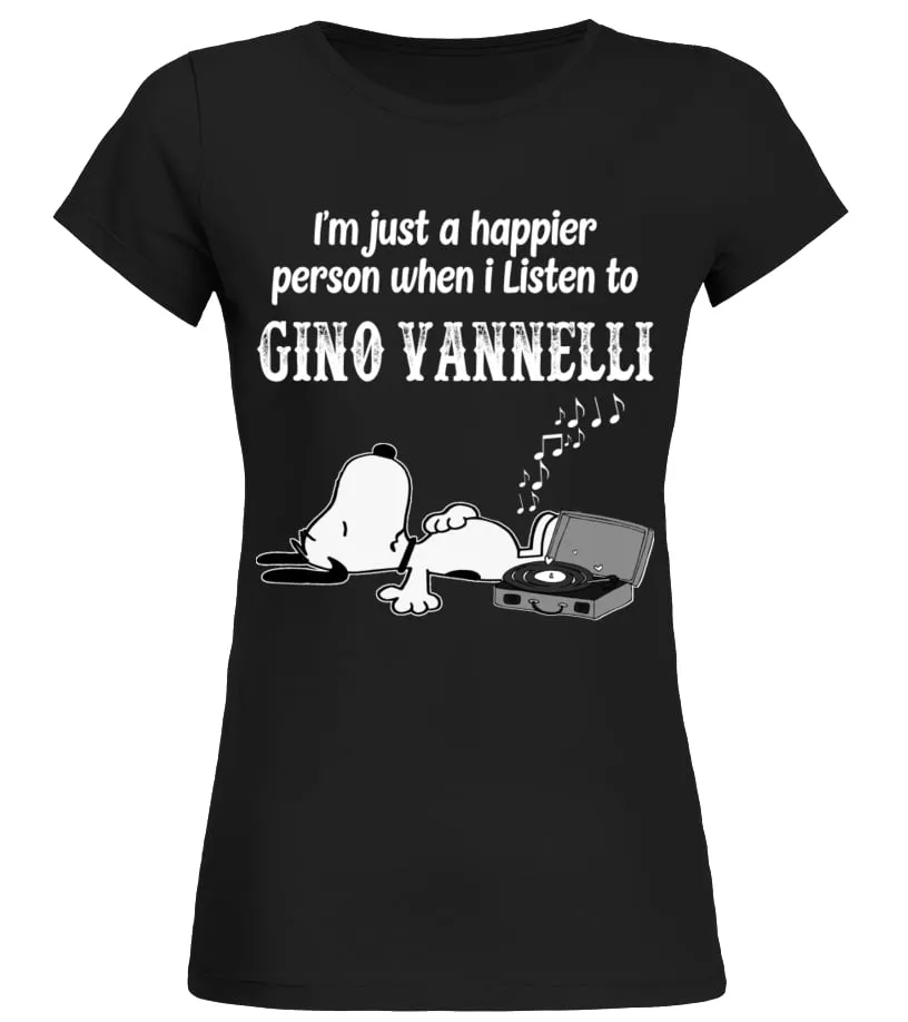 happier Gino Vannelli Camiseta cuello redondo Mujer