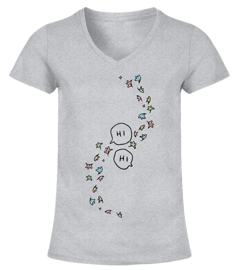 Heartstopper Merch Camiseta cuello pico Mujer