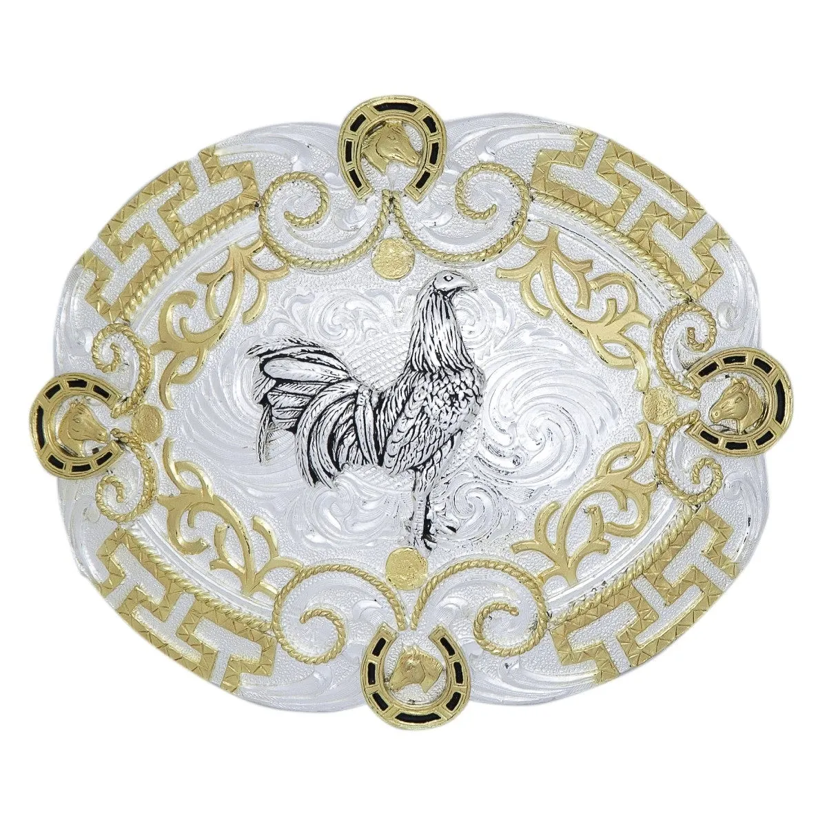 HEBILLA VAQUERA  TMWD1344 WESTERN BELT BUCKLE