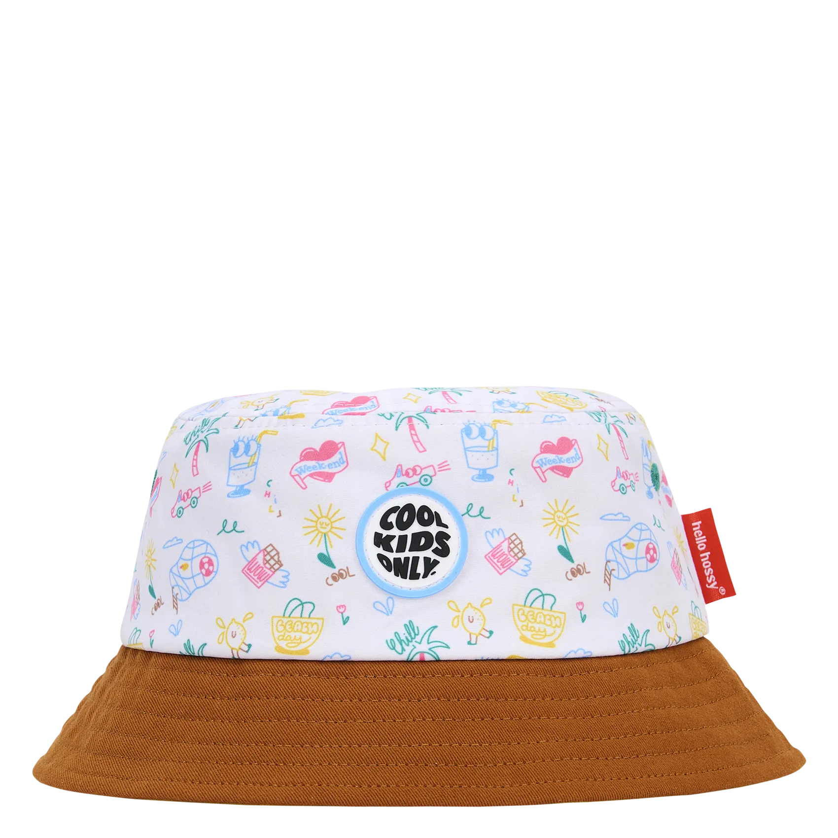 HELLO HOSSY Gorro bob estampado en multicolor