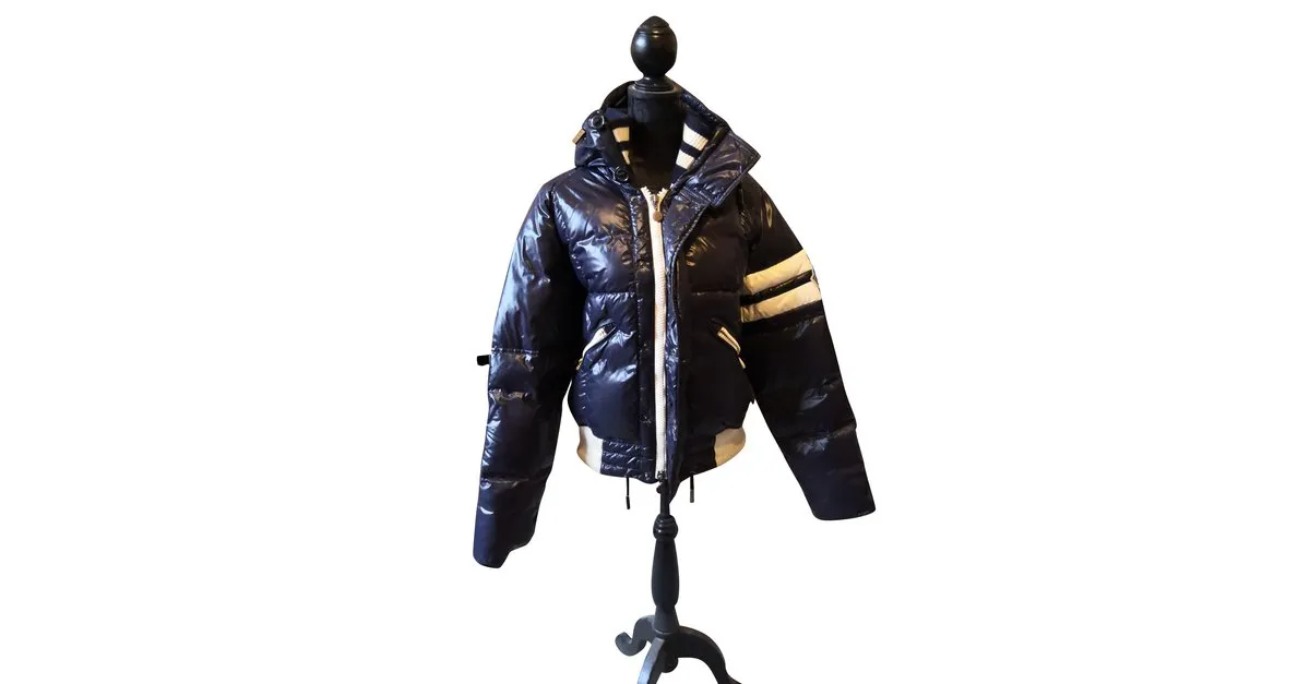 Hermosa chaqueta Moncler Mixta Azul oscuro 