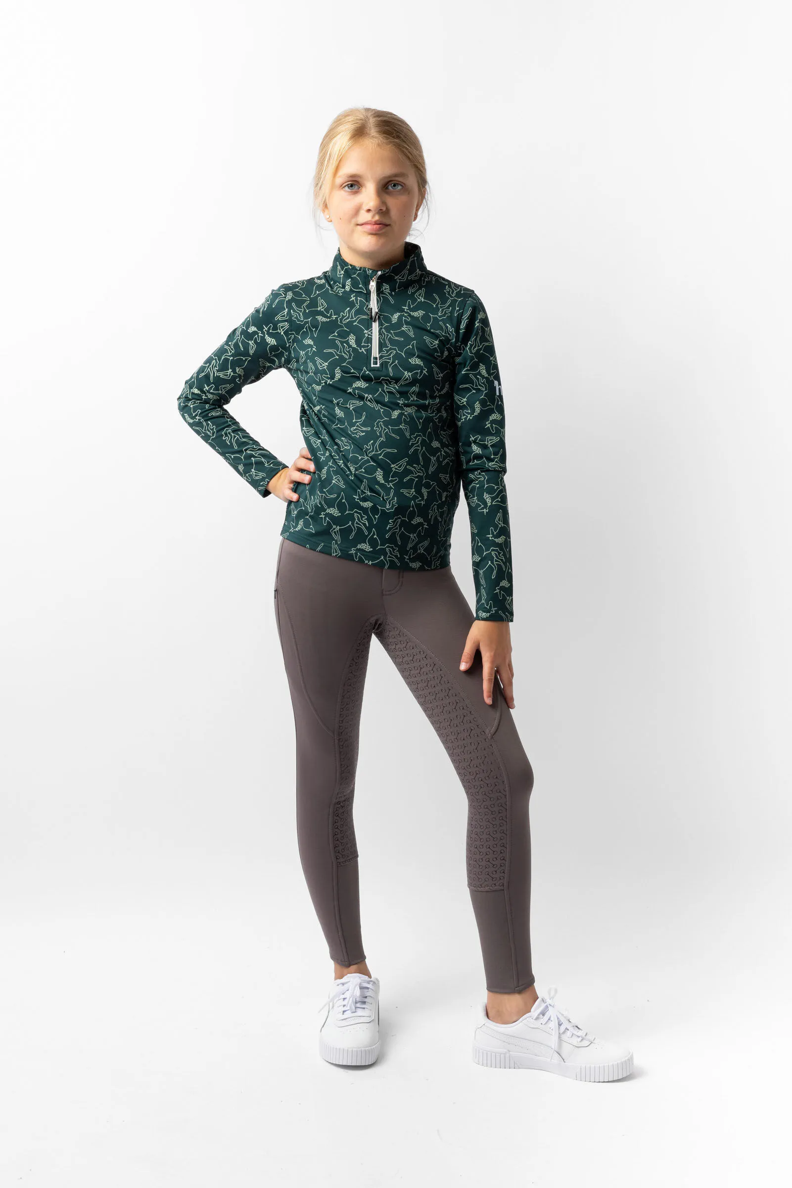 Horze Pegasus Camiseta de Entrenamiento para Niños