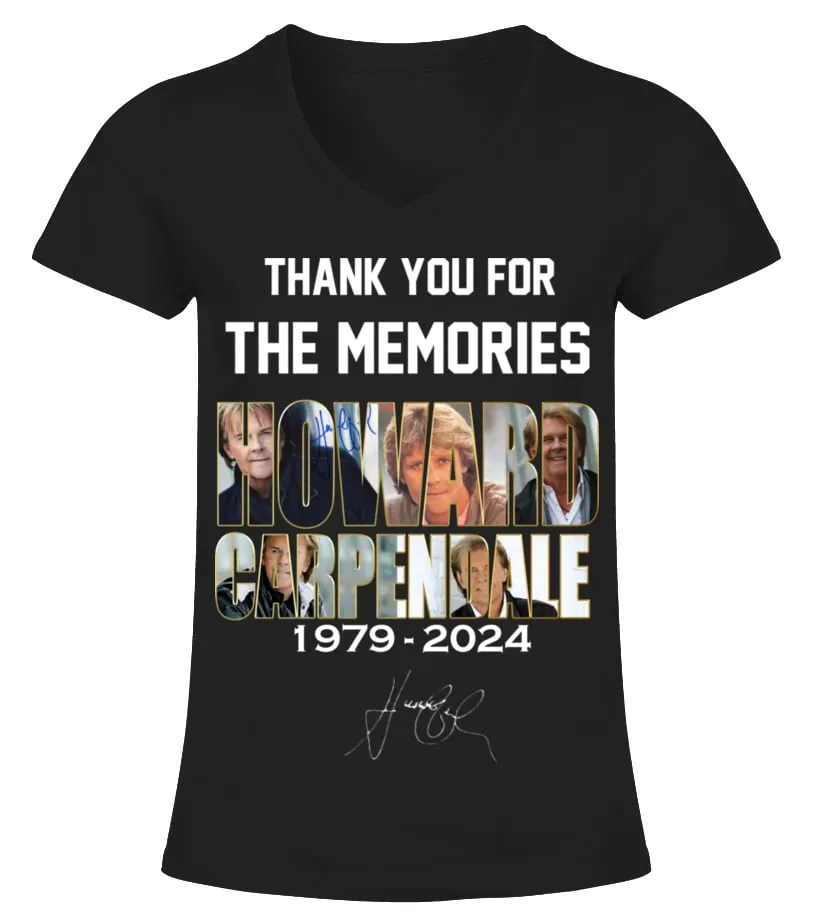 HOWARD CARPENDALE 19792024 CAMISETA CUELLO PICO MUJER