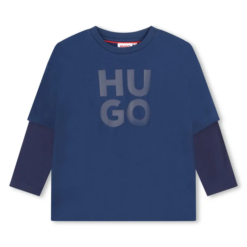 HUGO Camiseta 2 en 1 con logo