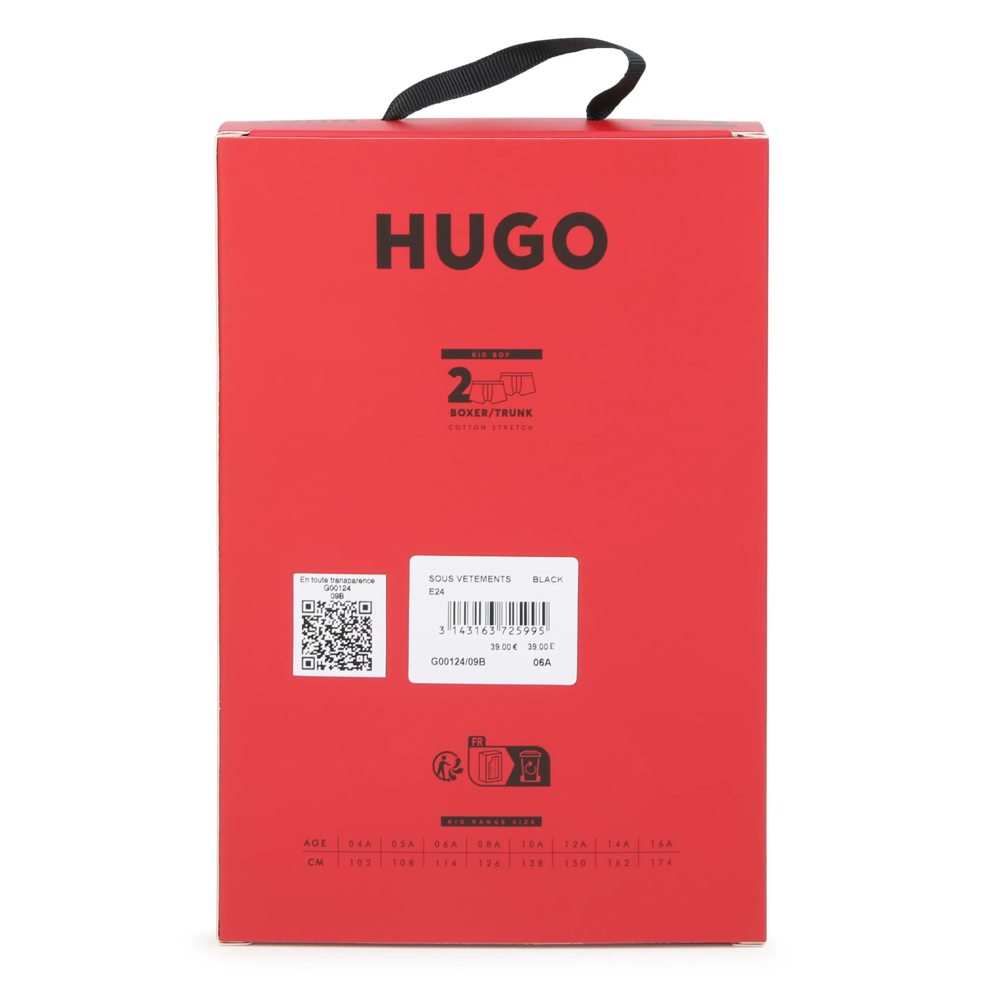 HUGO Pack de dos calzoncillos