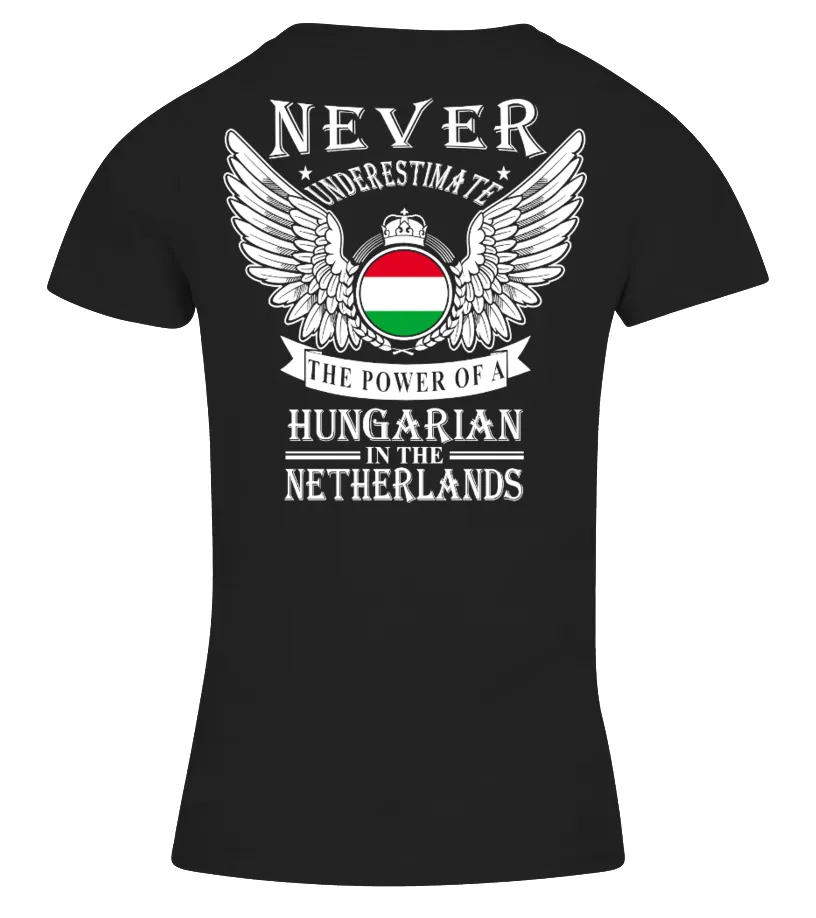 HUNGARIAN IN THE NETHERLANDS Camiseta cuello pico Mujer