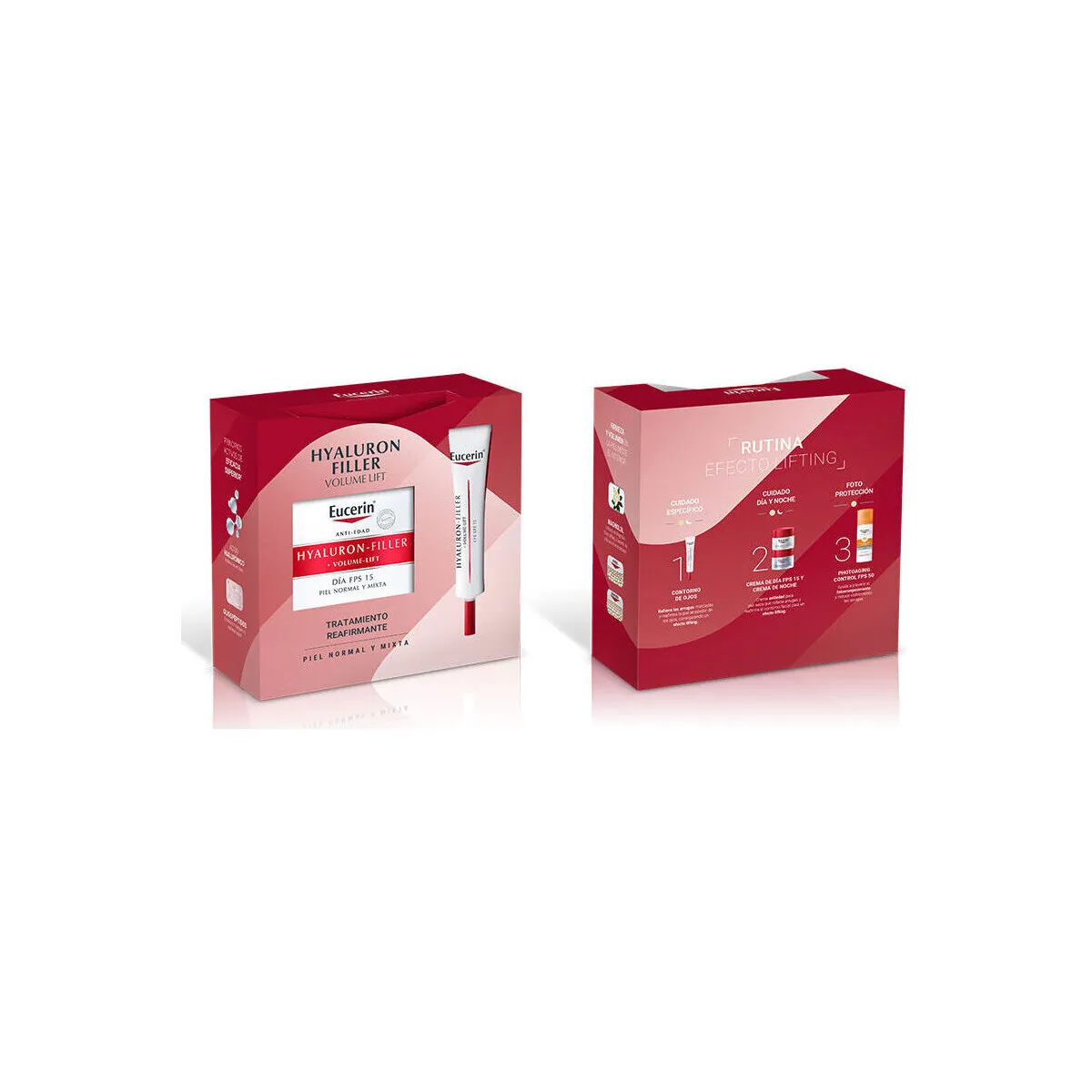 HYALURON FILLER + VOLUMELIFT DíA PIEL NORMAL MIXTA LOTE