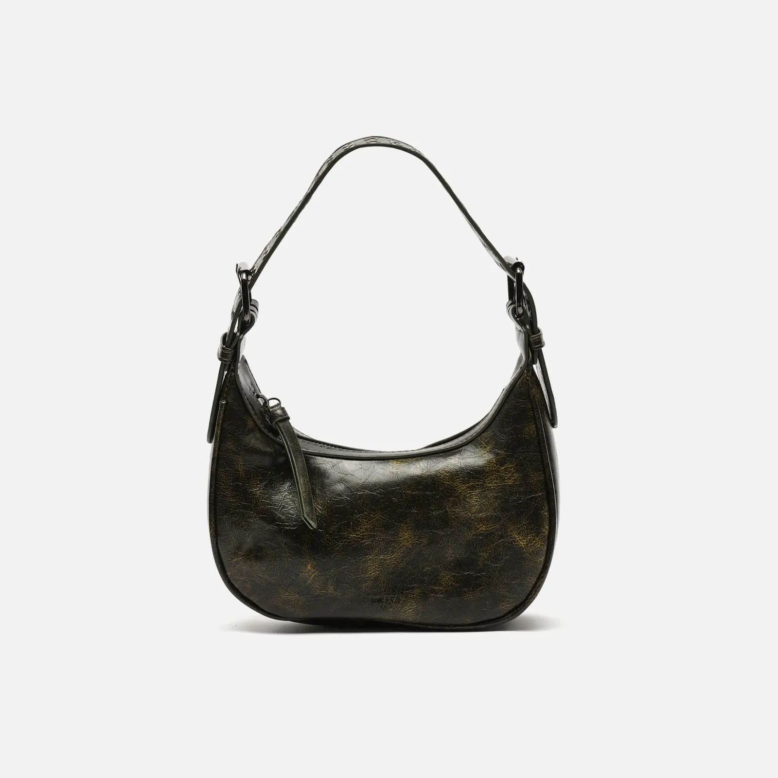 Iloas bolso de hombro con asa regulable y detalles metálicos