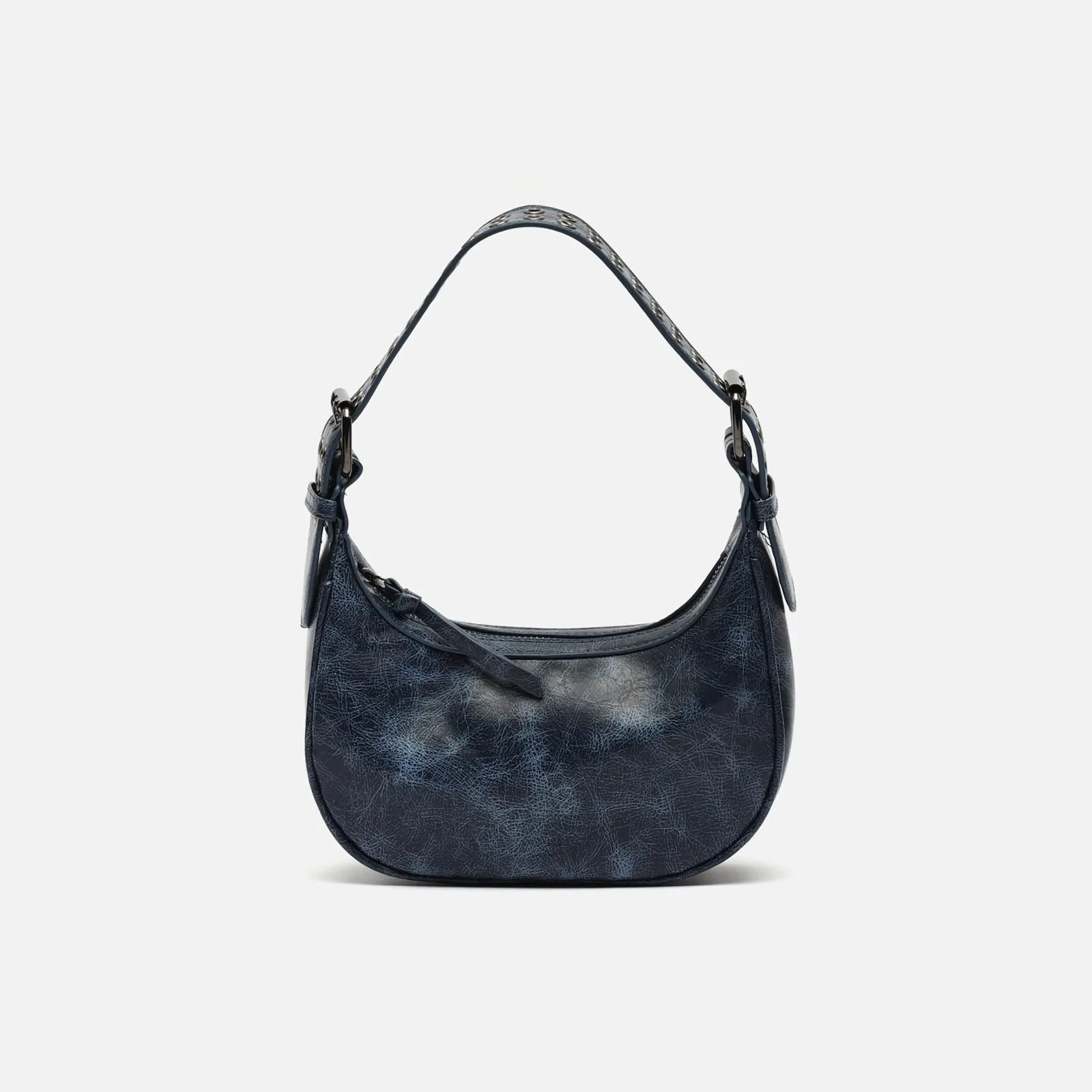 Iloas bolso de hombro con asa regulable y detalles metálicos