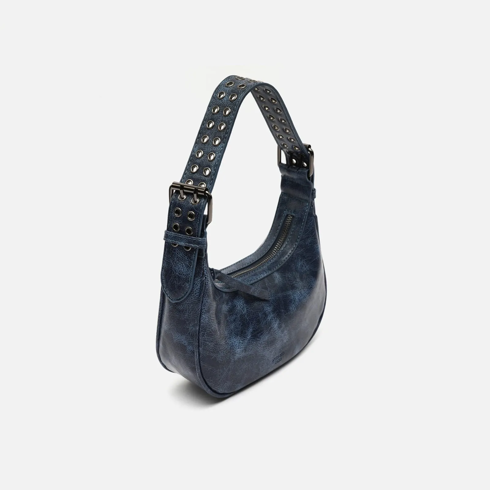 Iloas bolso de hombro con asa regulable y detalles metálicos
