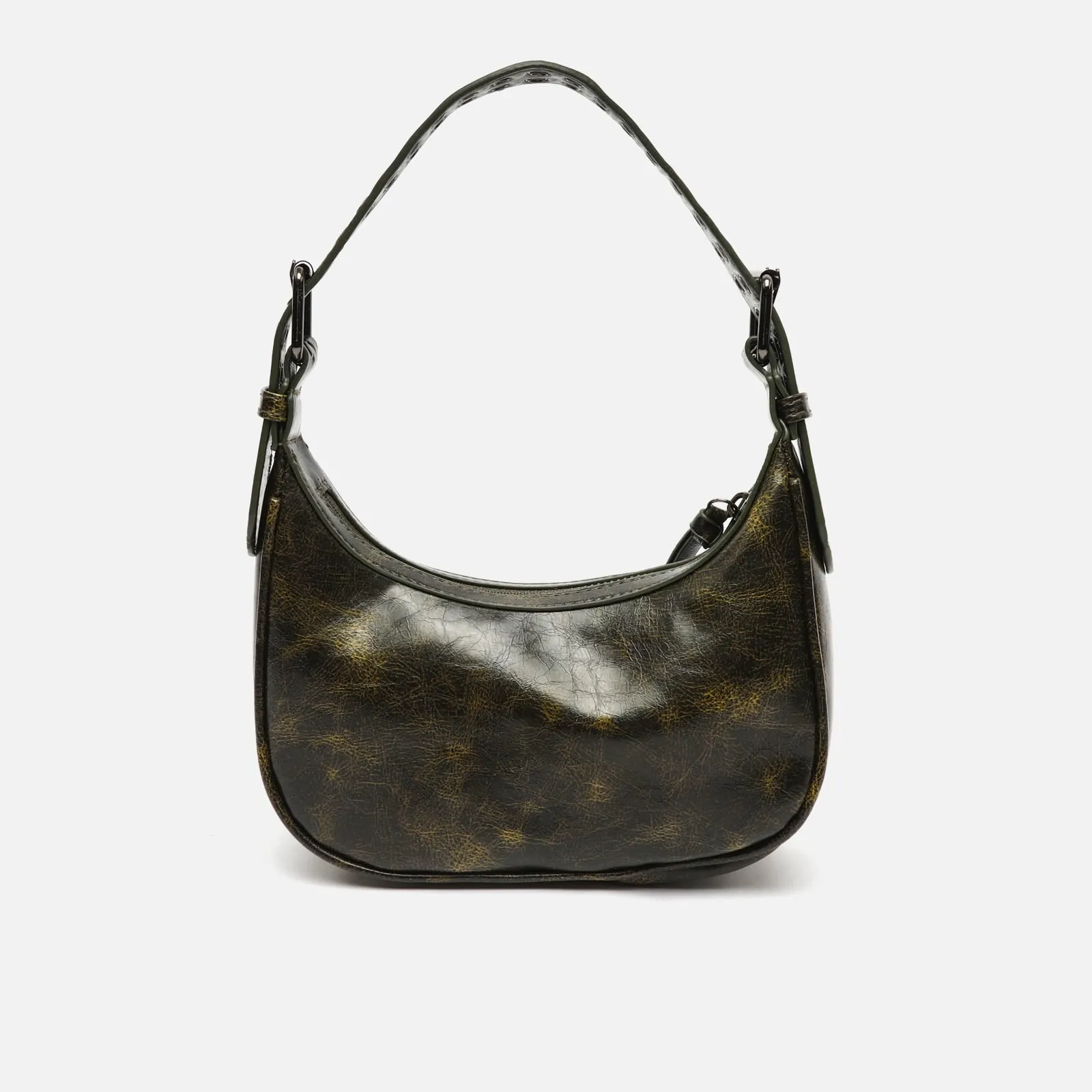 Iloas bolso de hombro con asa regulable y detalles metálicos