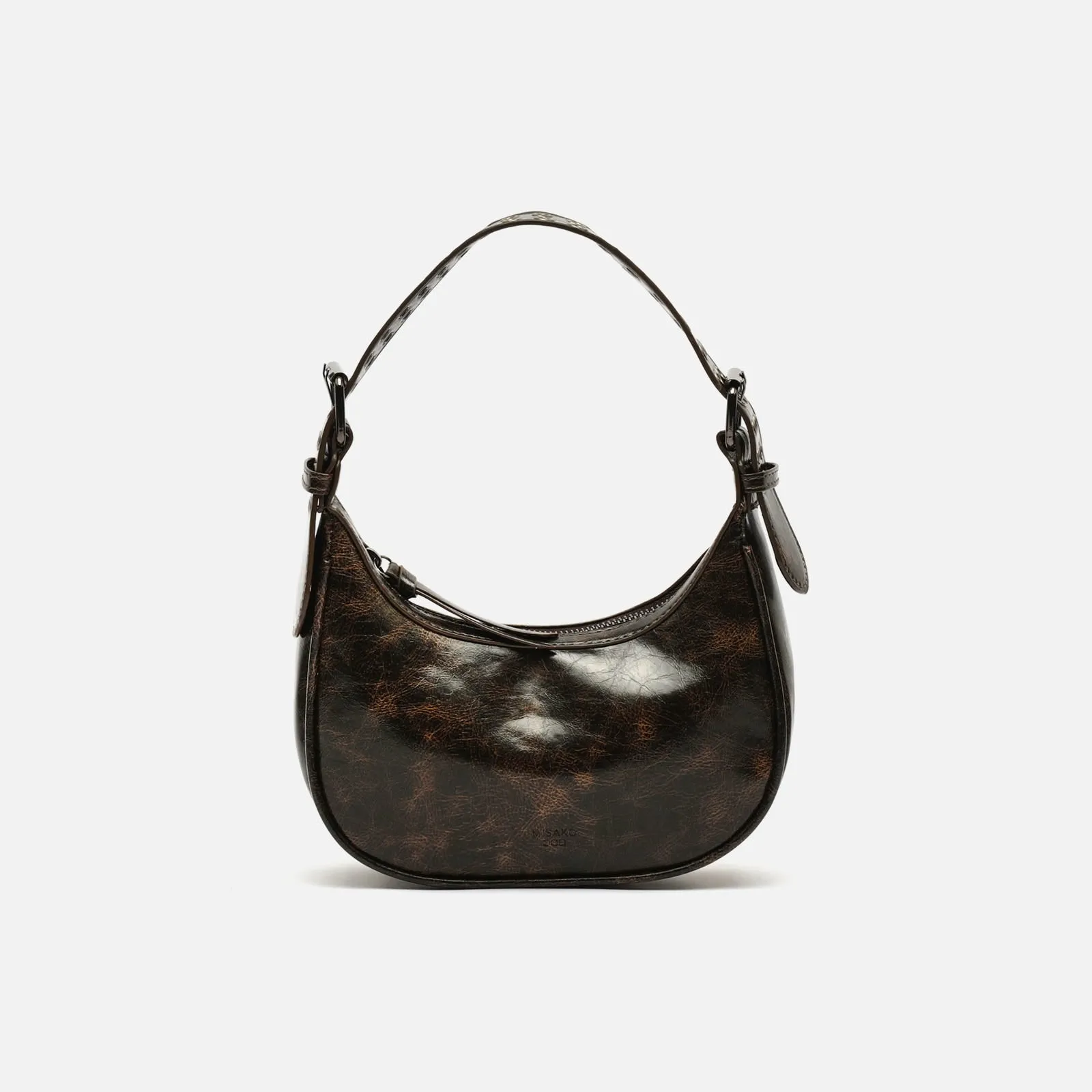 Iloas bolso de hombro con asa regulable y detalles metálicos