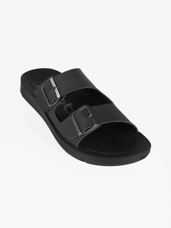 Inblu Babuchas hombre con doble hebilla