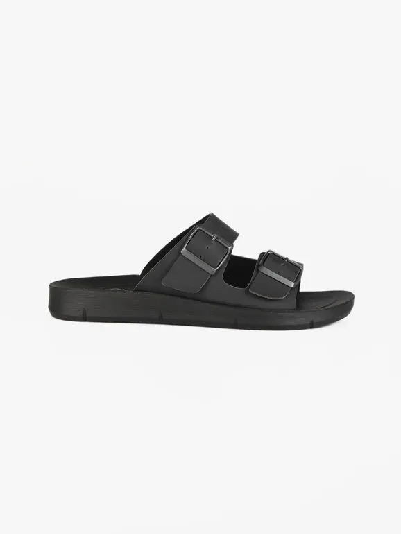 Inblu Babuchas hombre con doble hebilla