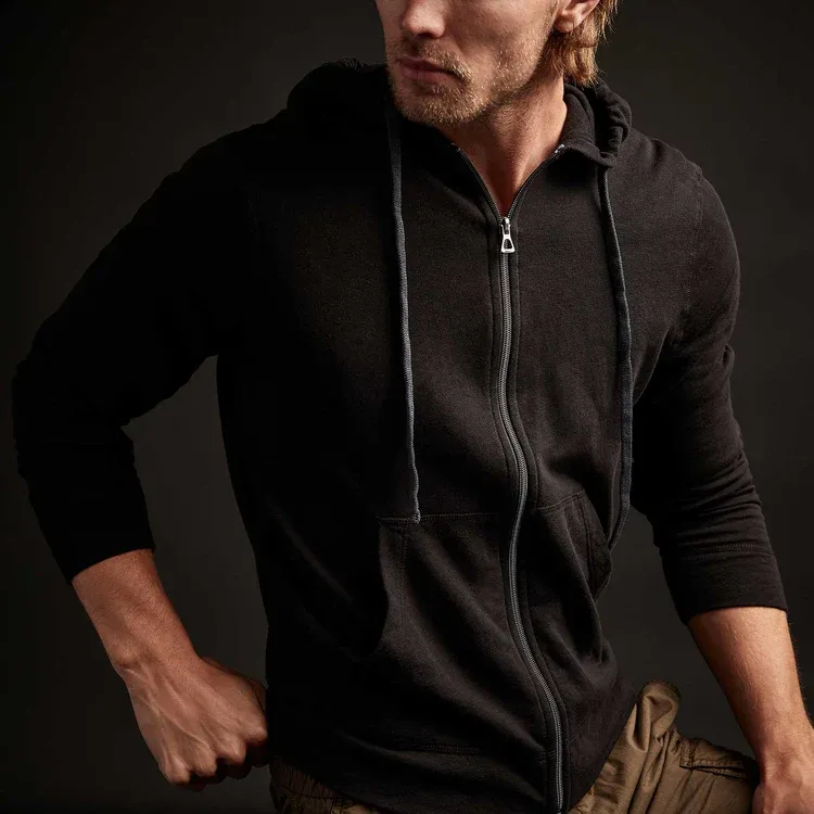 JAMES PERSE TERRY ZIP UP HOODIE