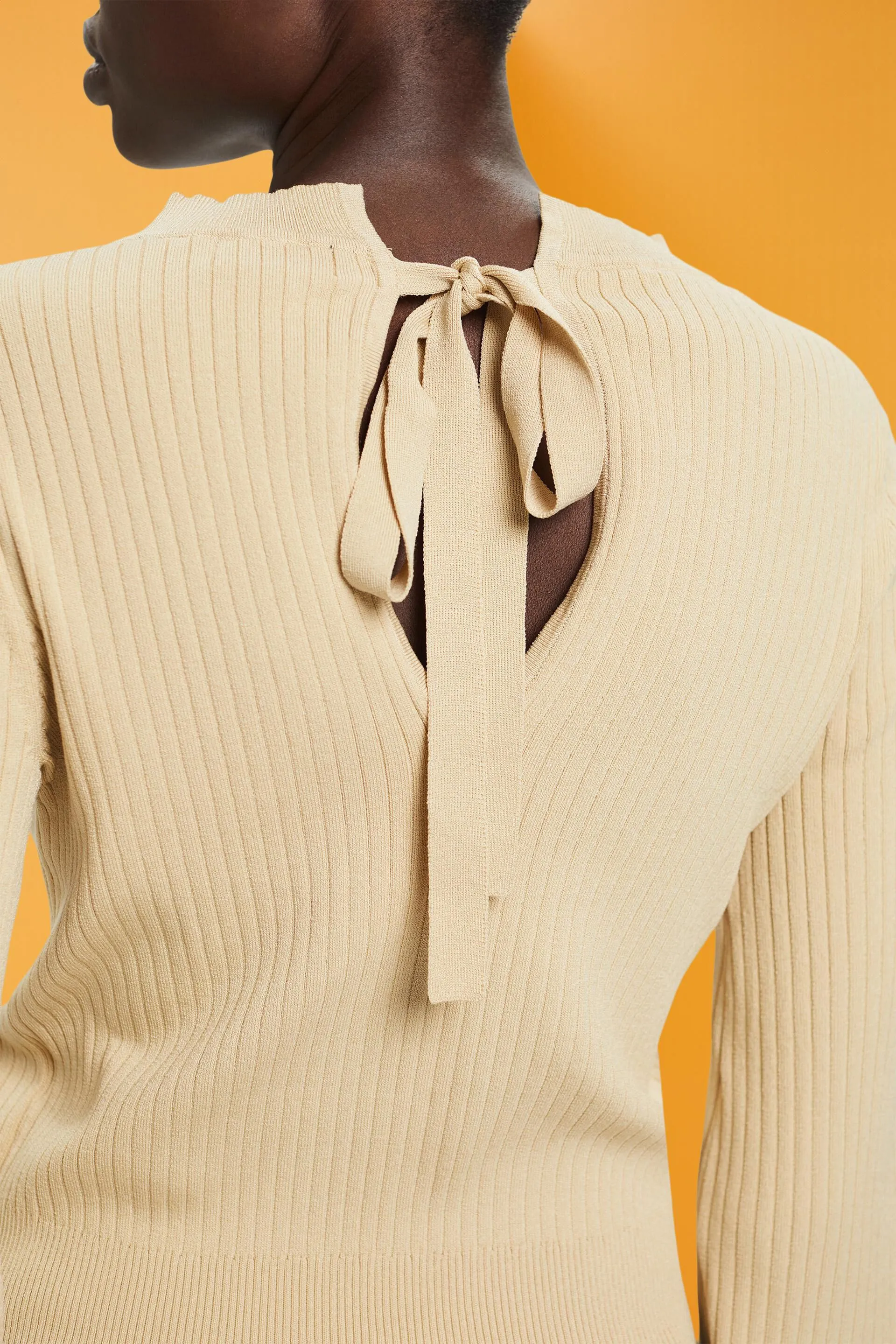 Jersey de cuello redondo con bloques de color