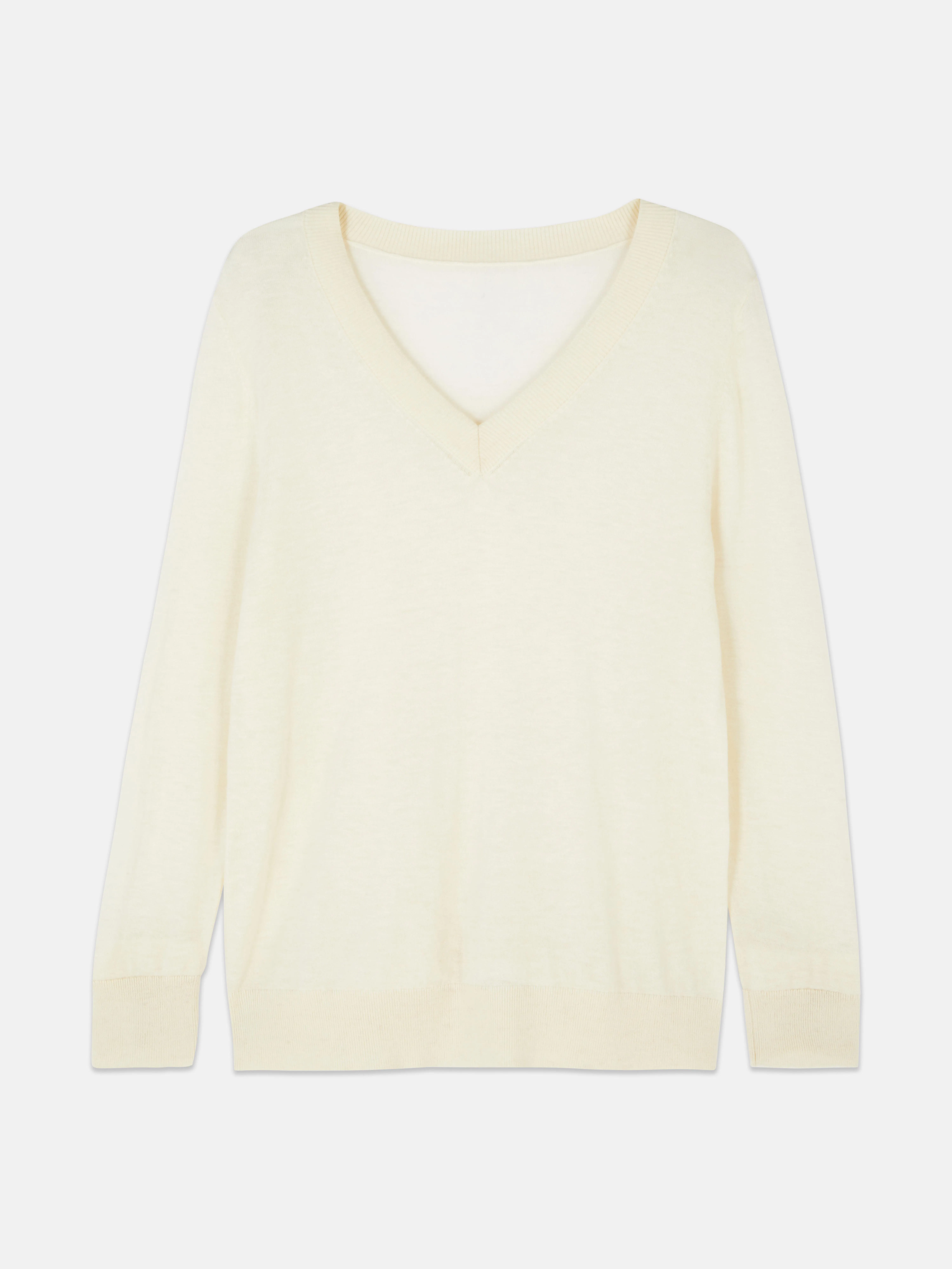 Jersey de punto con cuello de pico de The Edit