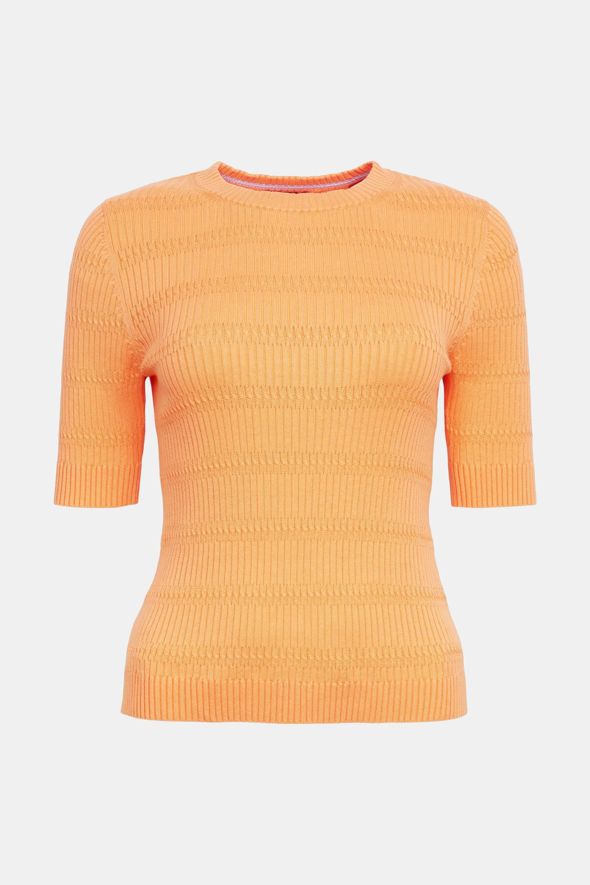 Jersey de punto con mangas cortas