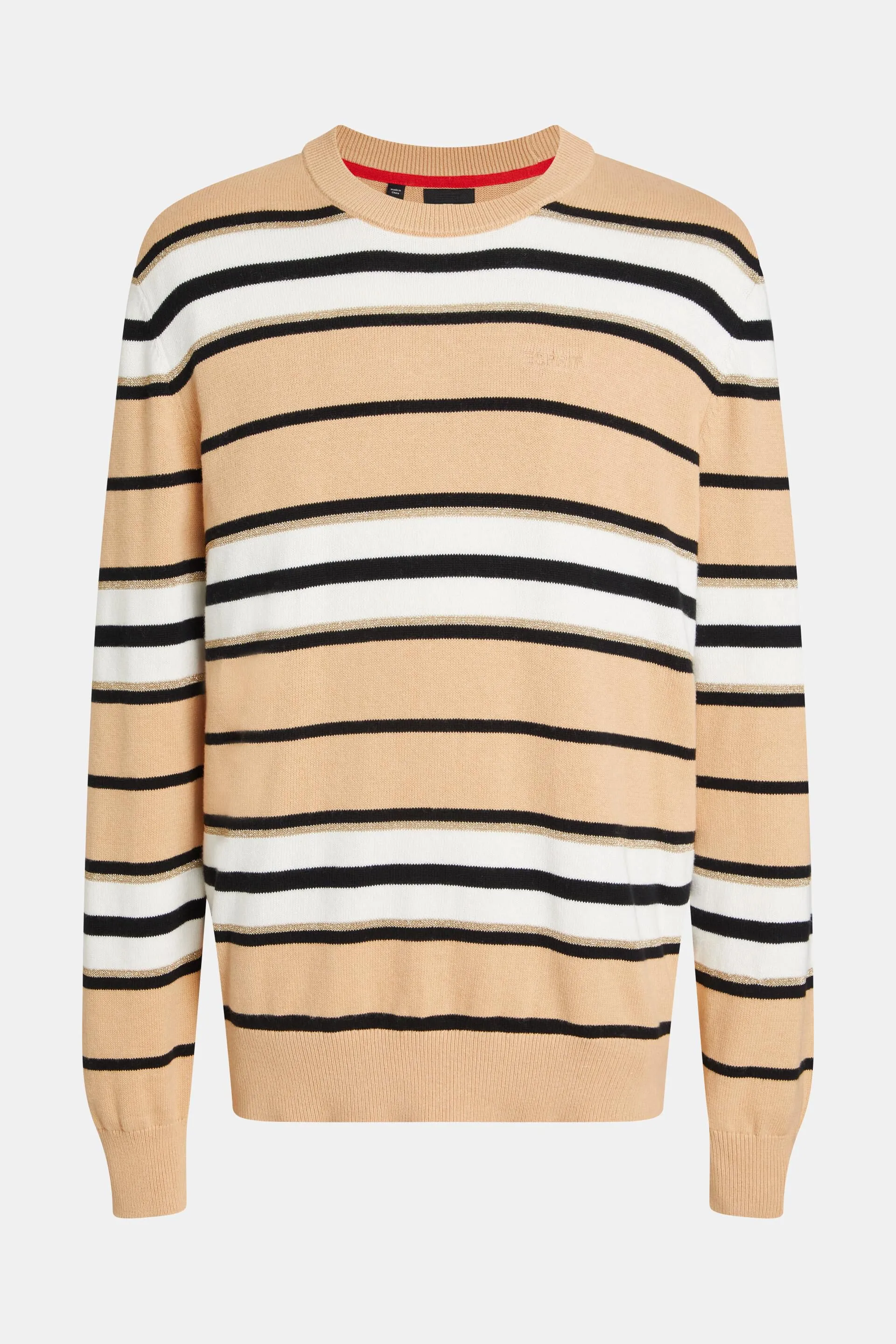 Jersey de rayas con cachemir