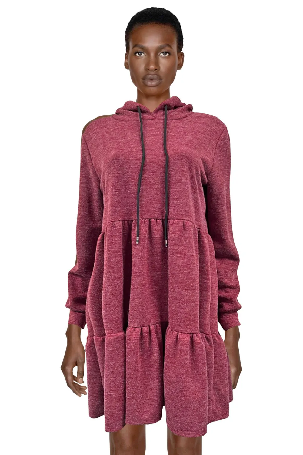 Jersey de vestir con capucha