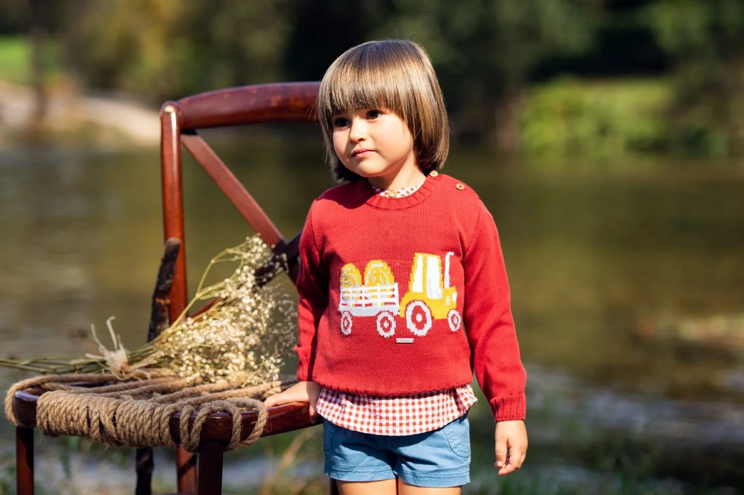 Jersey para niño con estampado Tractor de Foque