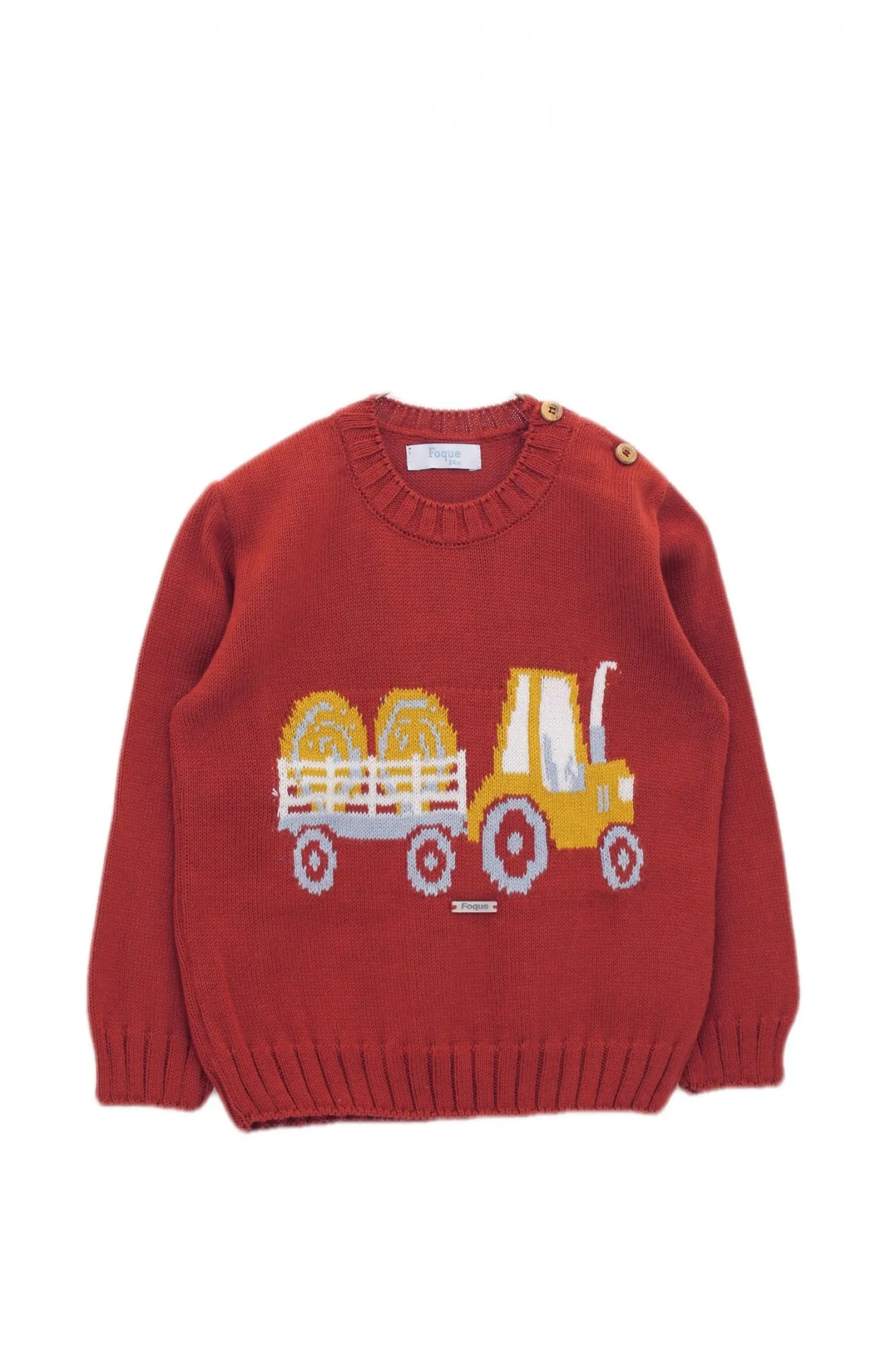 Jersey para niño con estampado Tractor de Foque