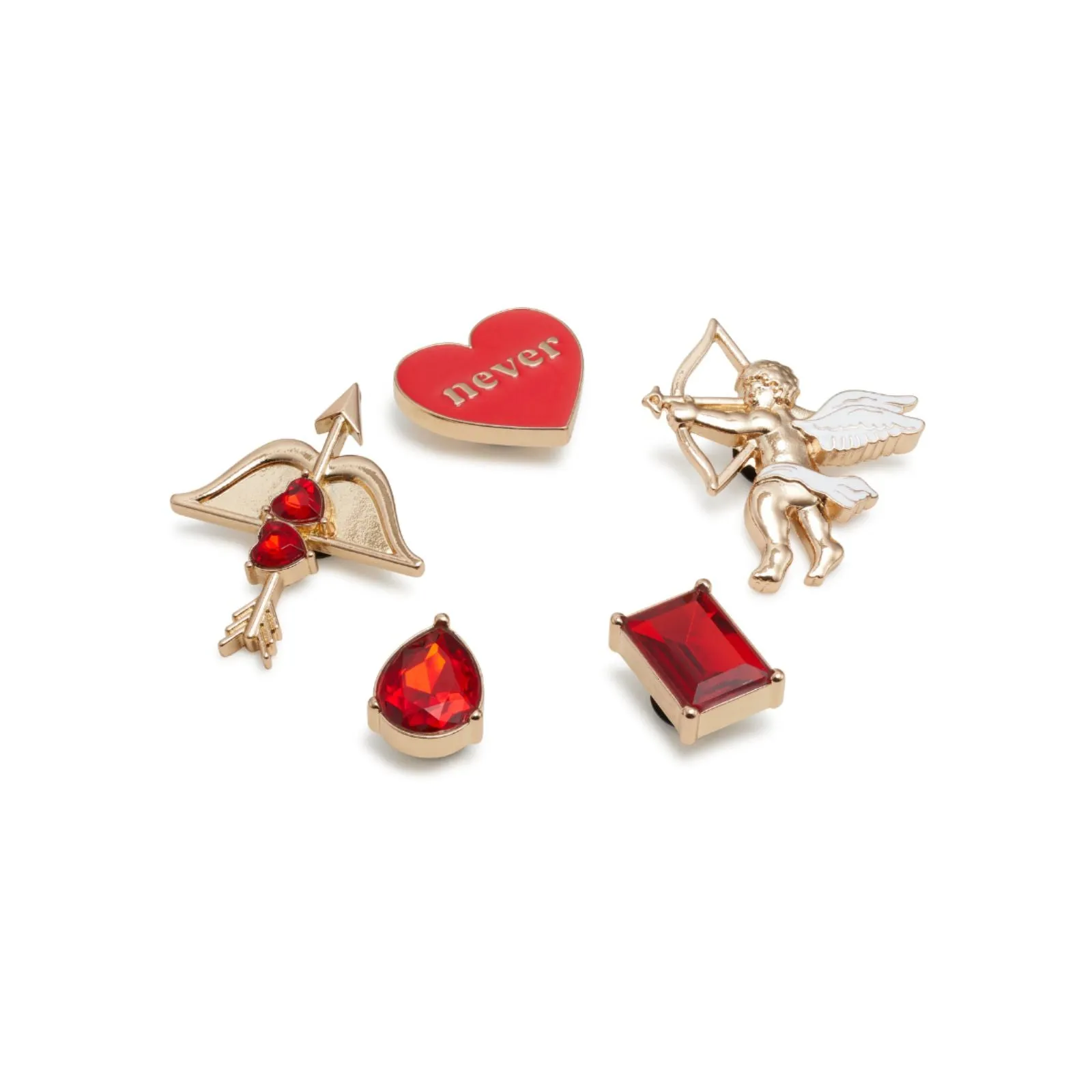 JIBBITZ10011258 ELEVATED VALENTINES 5 PACK UNISEX ADULT