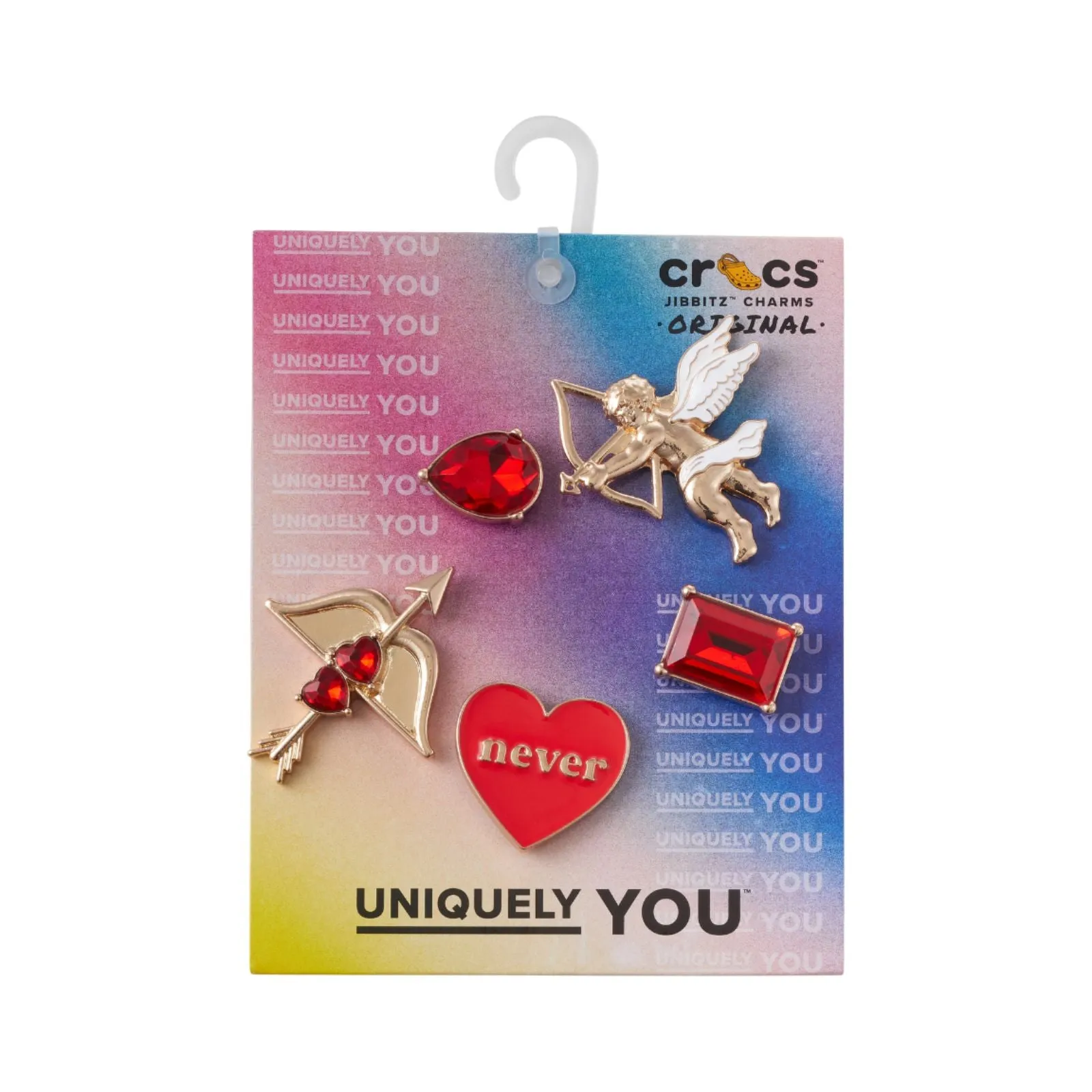 JIBBITZ10011258 ELEVATED VALENTINES 5 PACK UNISEX ADULT