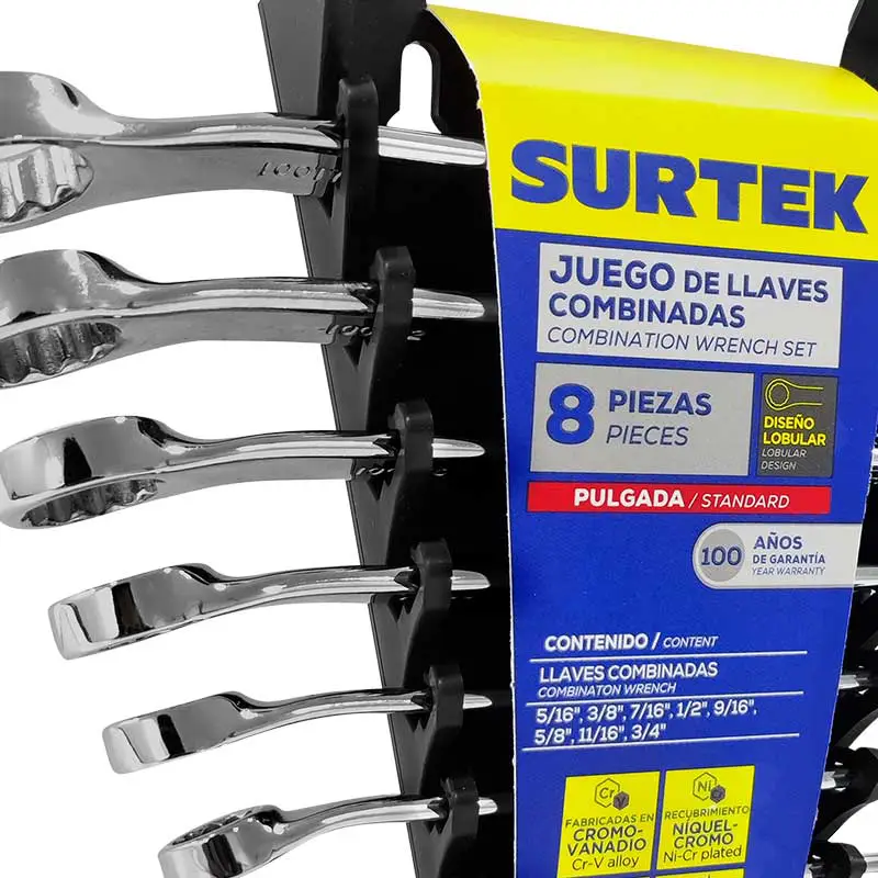 Juego De Llaves Combinadas Surtek 100521 8pzs