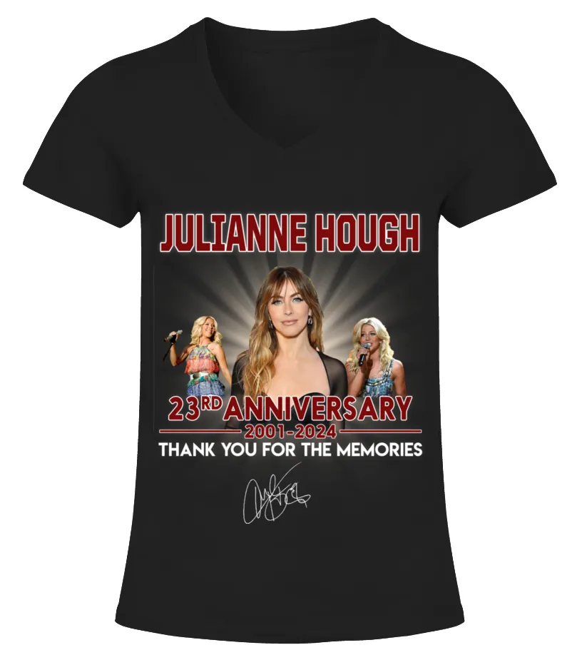 JULIANNE HOUGH 23RD ANNIVERSARY Camiseta cuello pico Mujer
