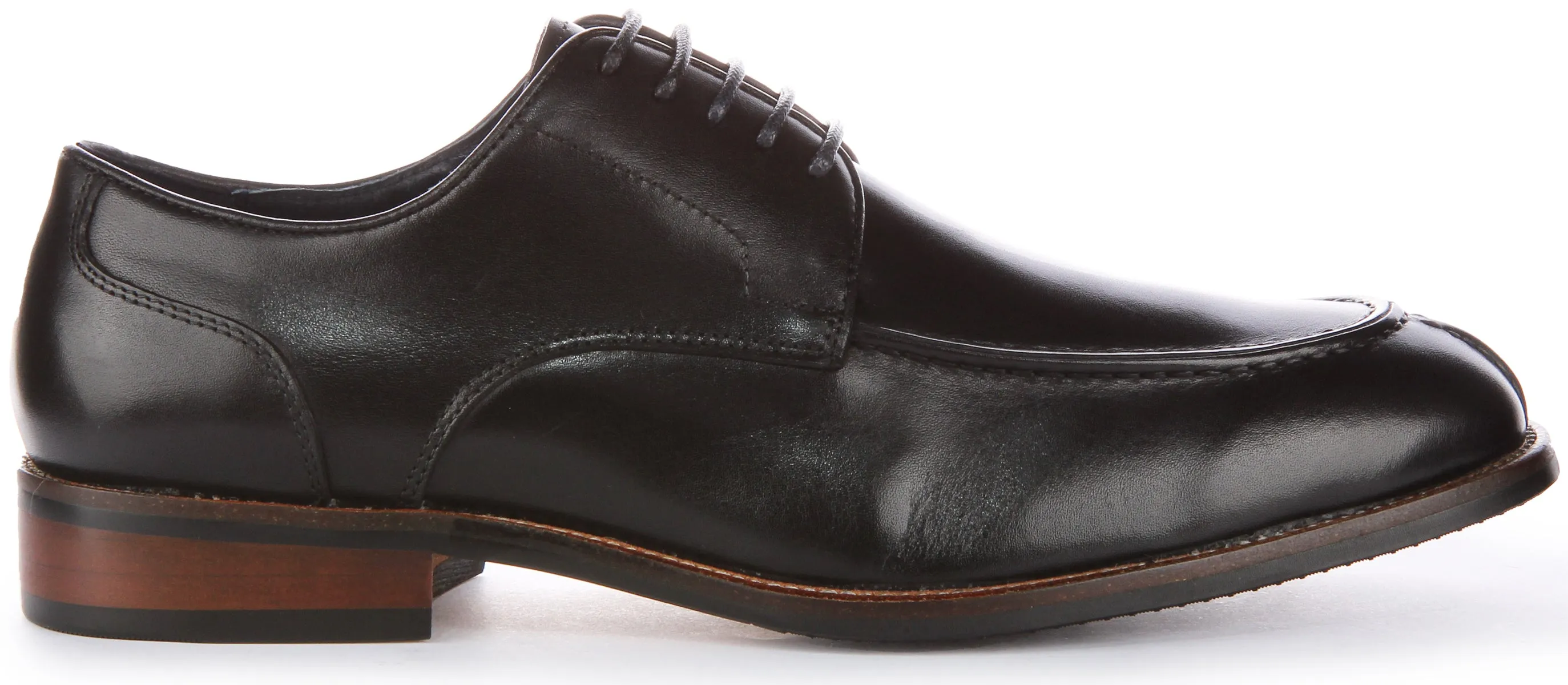 JUSTINREESS Ash Zapatos Oxford de cordones de piel para hombre en bronceado